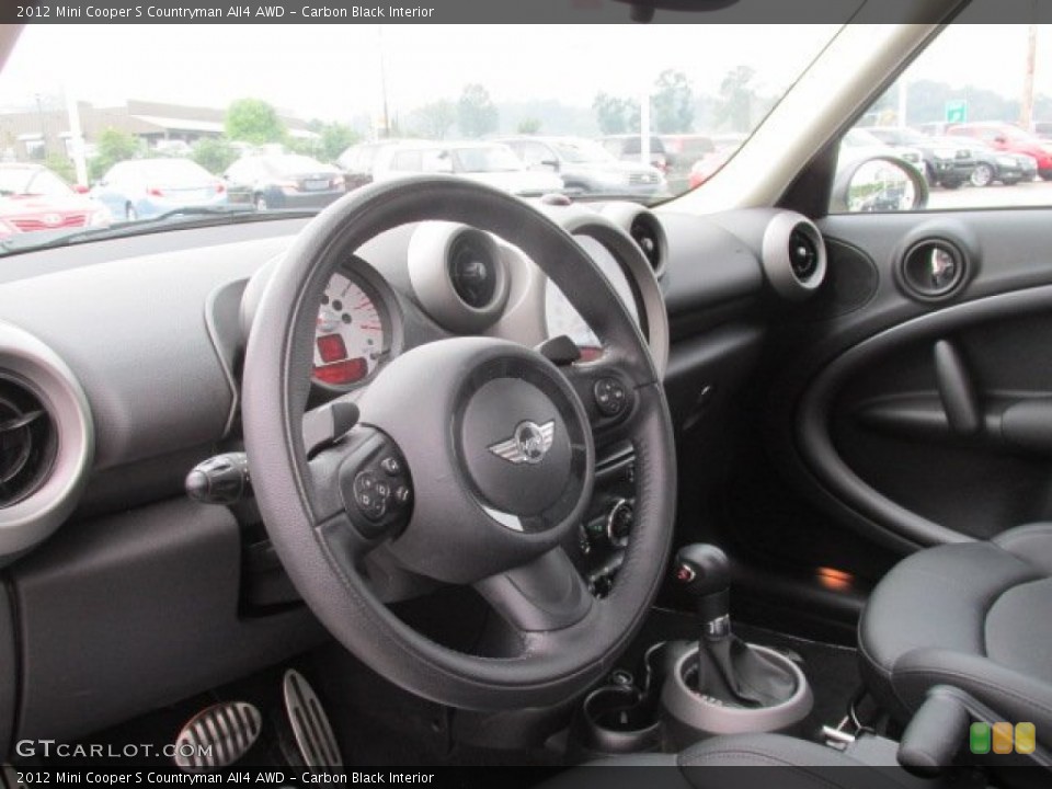 Carbon Black Interior Steering Wheel for the 2012 Mini Cooper S Countryman All4 AWD #85077656