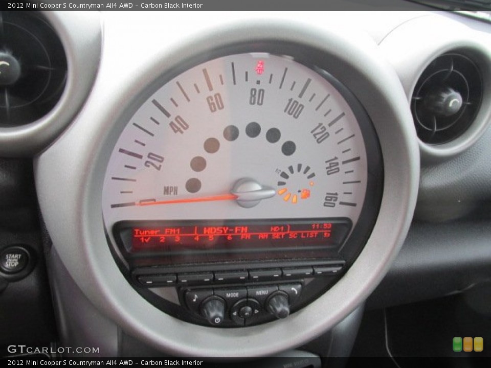 Carbon Black Interior Gauges for the 2012 Mini Cooper S Countryman All4 AWD #85077761