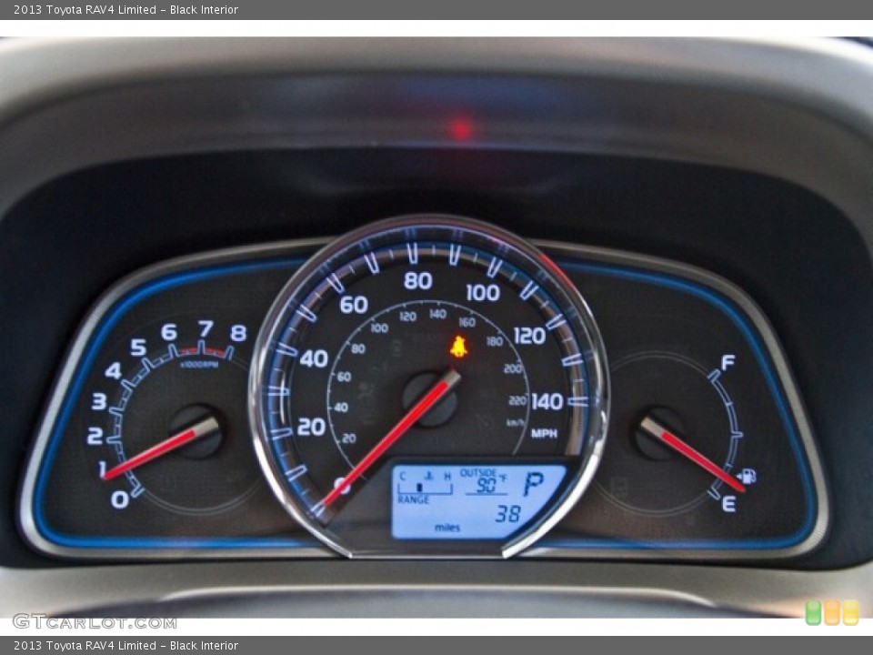 Black Interior Gauges for the 2013 Toyota RAV4 Limited #85078514