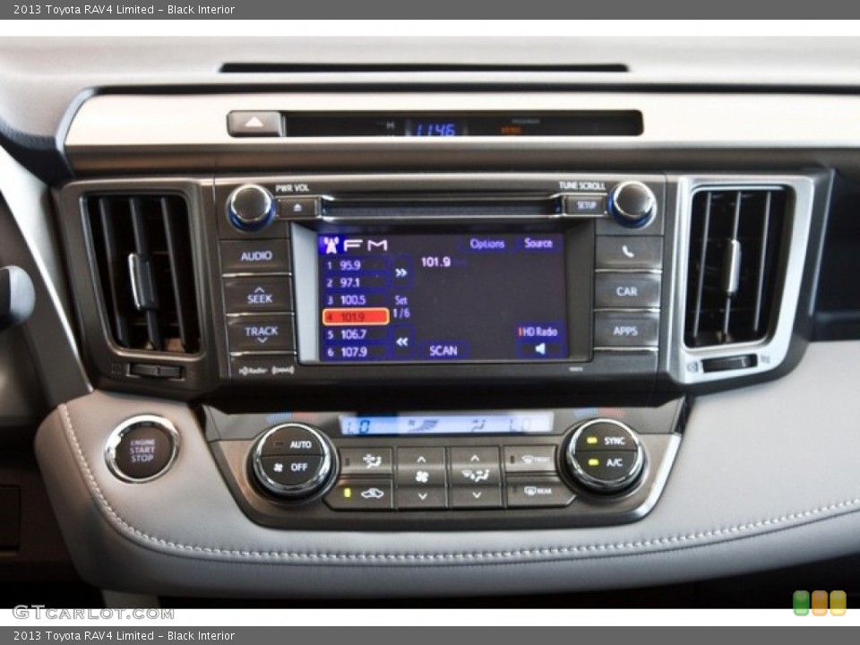 Black Interior Controls for the 2013 Toyota RAV4 Limited #85078535