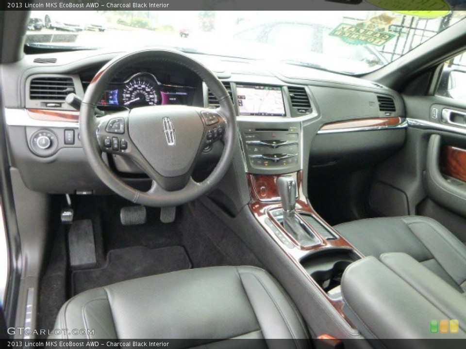 Charcoal Black 2013 Lincoln MKS Interiors