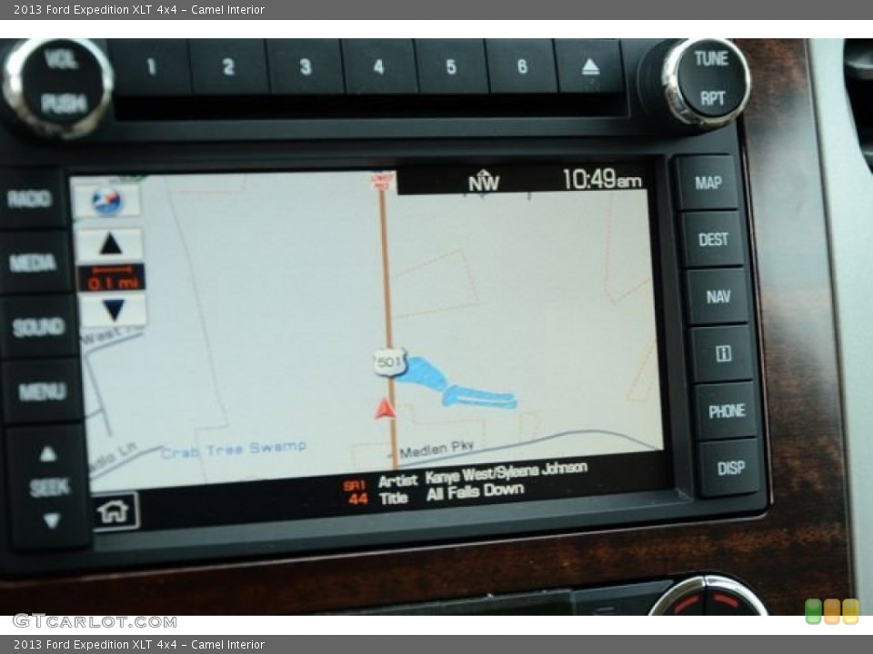 Camel Interior Navigation for the 2013 Ford Expedition XLT 4x4 #85079405