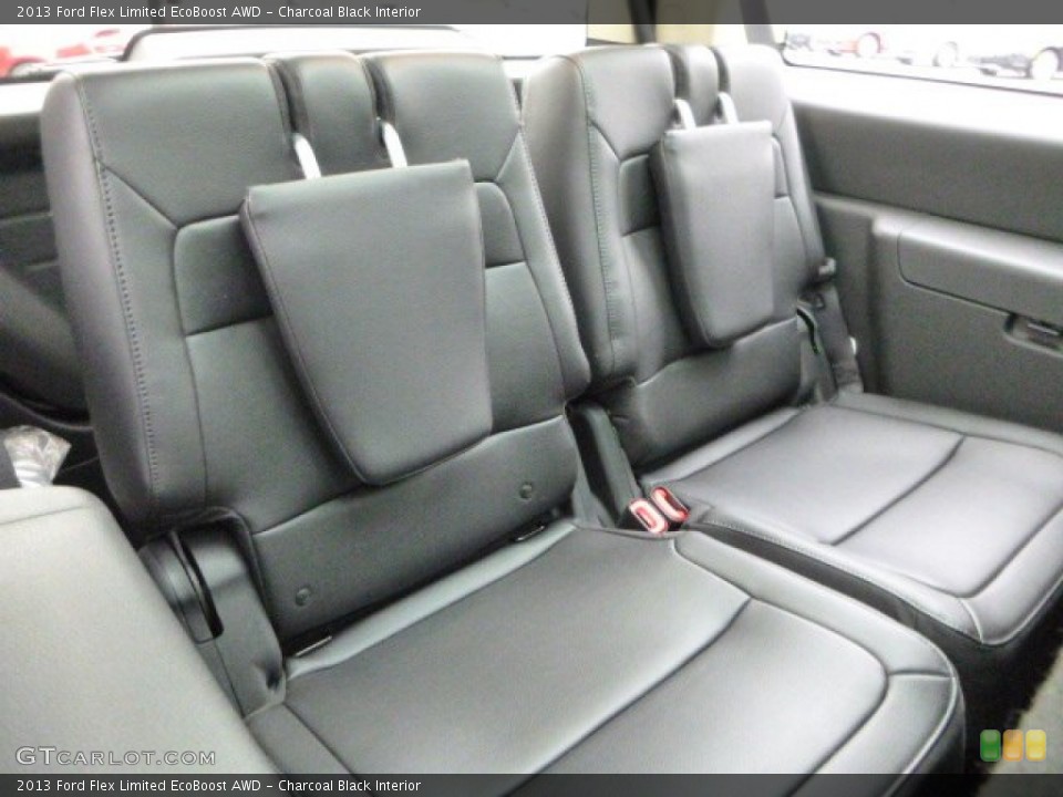 Charcoal Black Interior Rear Seat for the 2013 Ford Flex Limited EcoBoost AWD #85079411