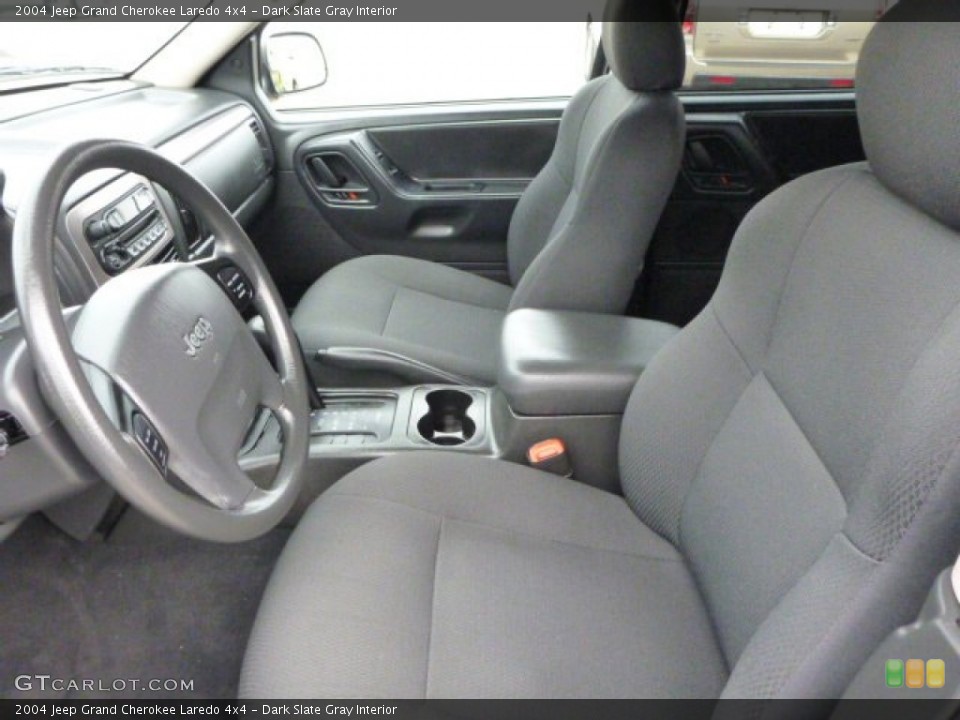 Dark Slate Gray Interior Front Seat for the 2004 Jeep Grand Cherokee Laredo 4x4 #85079443
