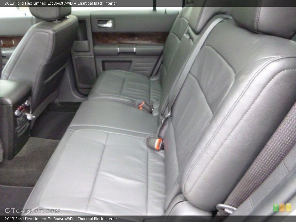 Charcoal Black Interior Rear Seat for the 2013 Ford Flex Limited EcoBoost AWD #85079456