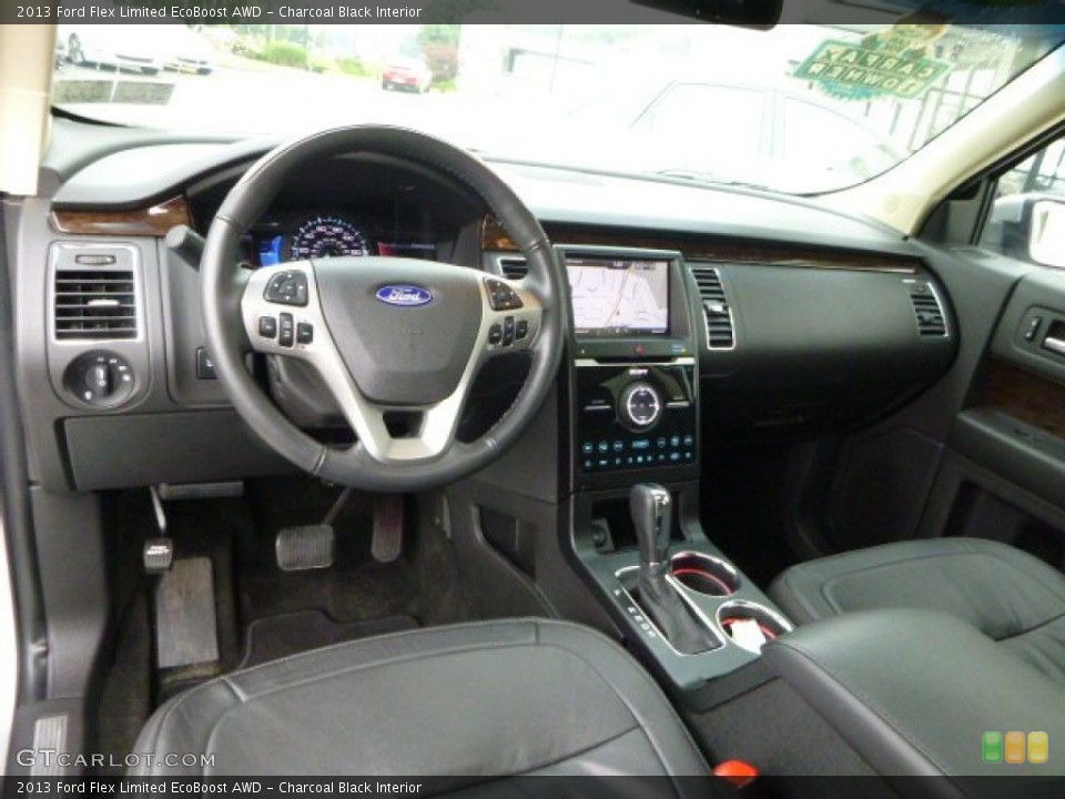 Charcoal Black Interior Prime Interior for the 2013 Ford Flex Limited EcoBoost AWD #85079477