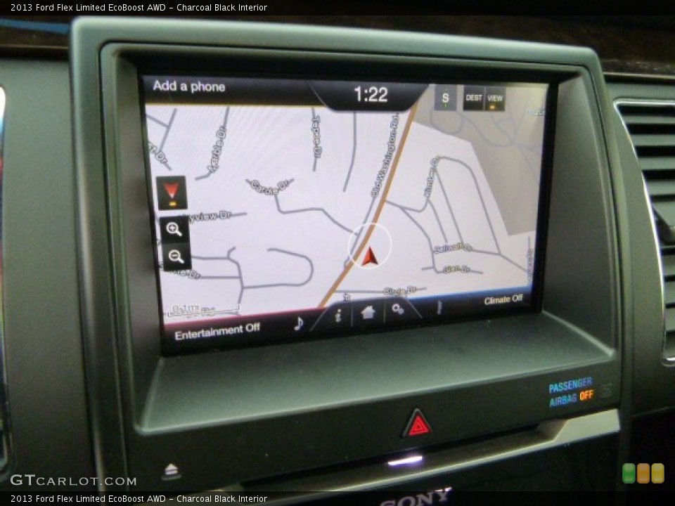 Charcoal Black Interior Navigation for the 2013 Ford Flex Limited EcoBoost AWD #85079557
