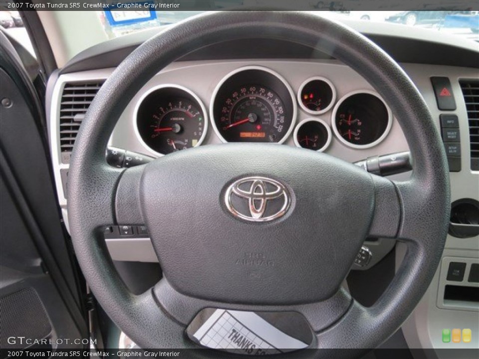 Graphite Gray Interior Steering Wheel for the 2007 Toyota Tundra SR5 CrewMax #85079769