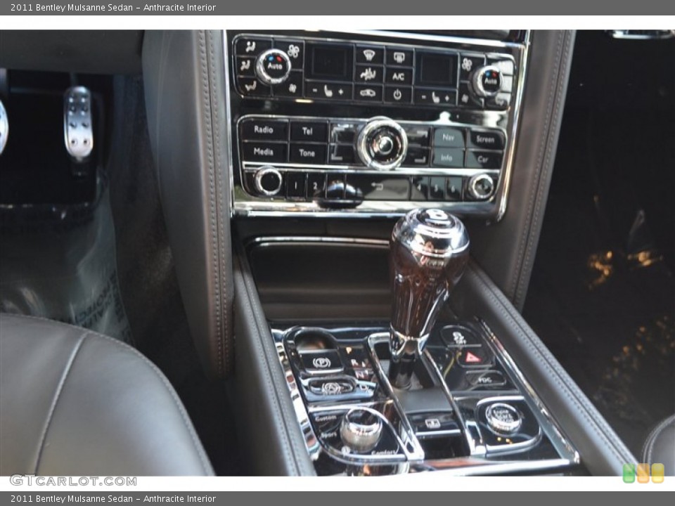 Anthracite Interior Controls for the 2011 Bentley Mulsanne Sedan #85081157