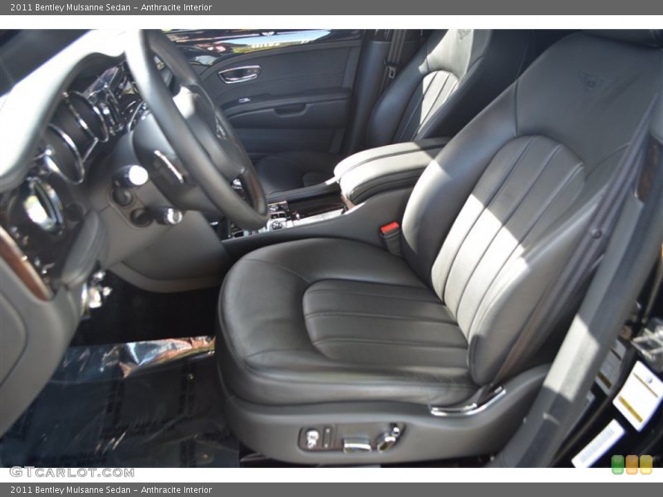 Anthracite Interior Front Seat for the 2011 Bentley Mulsanne Sedan #85081205