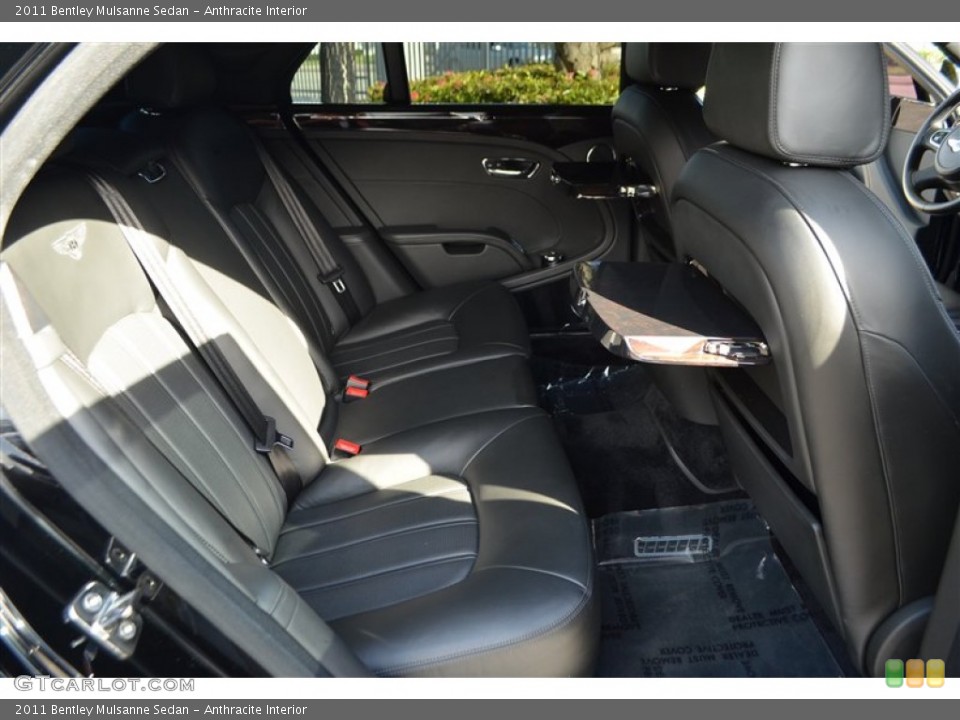 Anthracite Interior Rear Seat for the 2011 Bentley Mulsanne Sedan #85081367