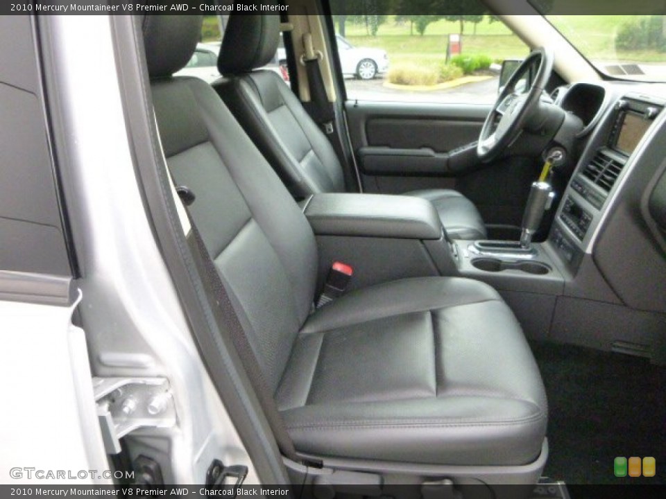 Charcoal Black Interior Front Seat for the 2010 Mercury Mountaineer V8 Premier AWD #85082255