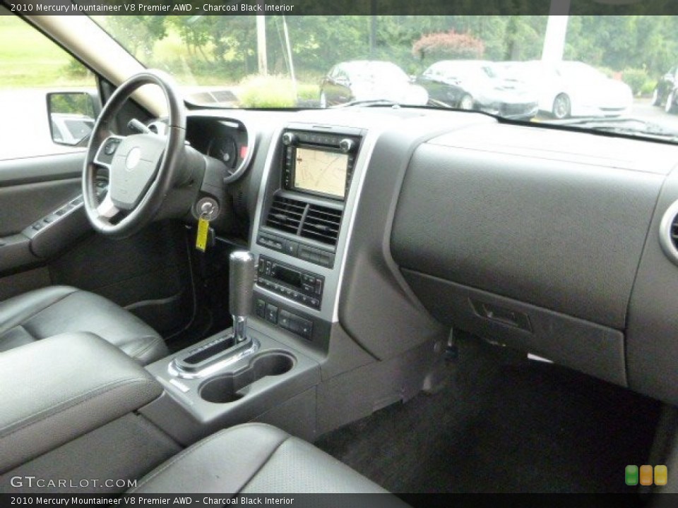 Charcoal Black Interior Dashboard for the 2010 Mercury Mountaineer V8 Premier AWD #85082294