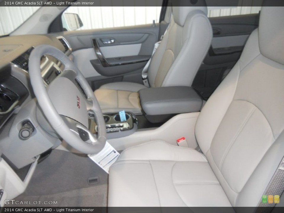 Light Titanium 2014 GMC Acadia Interiors