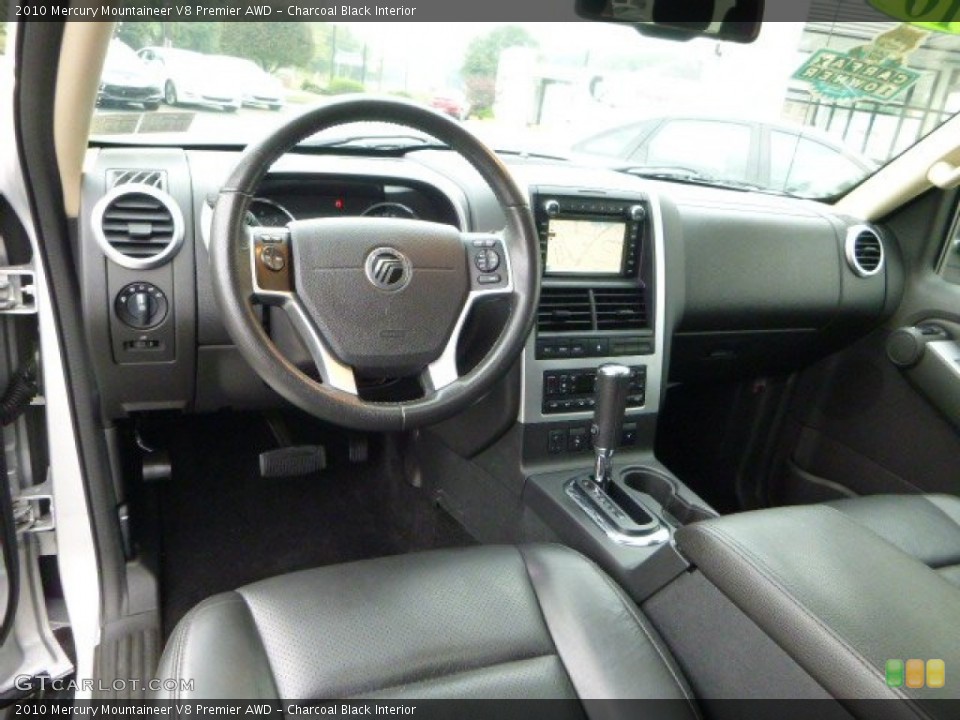 Charcoal Black Interior Prime Interior for the 2010 Mercury Mountaineer V8 Premier AWD #85082426