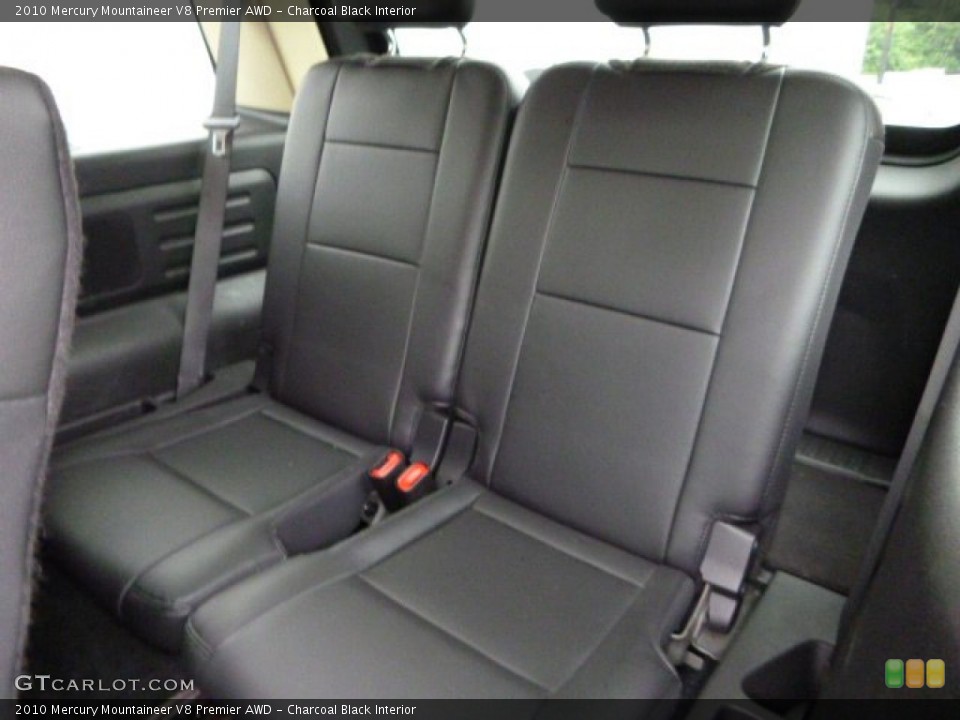 Charcoal Black Interior Rear Seat for the 2010 Mercury Mountaineer V8 Premier AWD #85082447