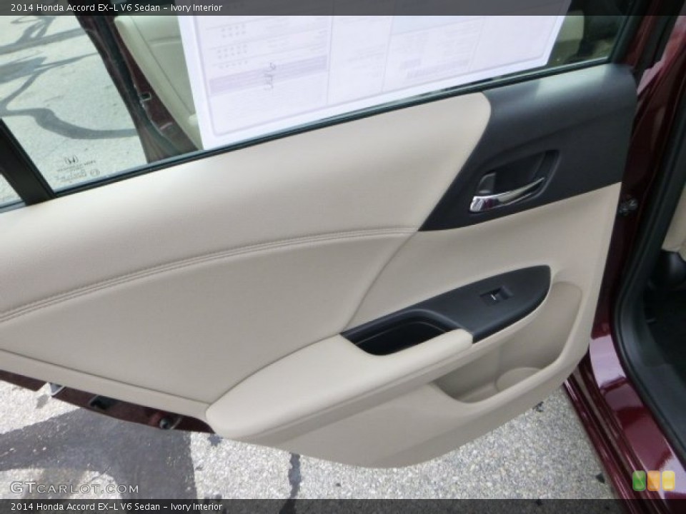 Ivory Interior Door Panel for the 2014 Honda Accord EX-L V6 Sedan #85082798