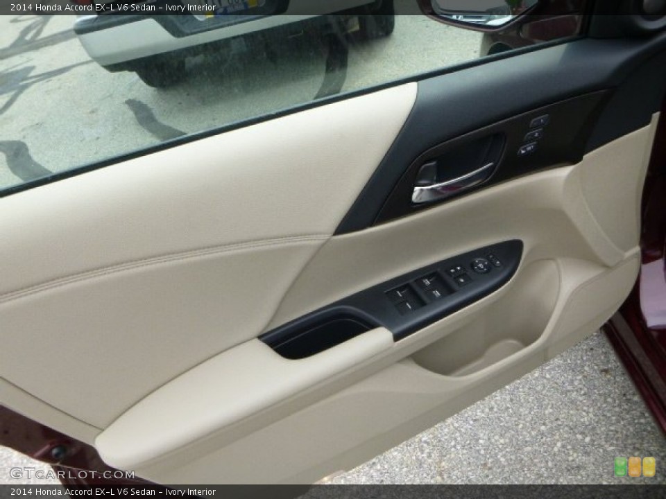 Ivory Interior Door Panel for the 2014 Honda Accord EX-L V6 Sedan #85082825
