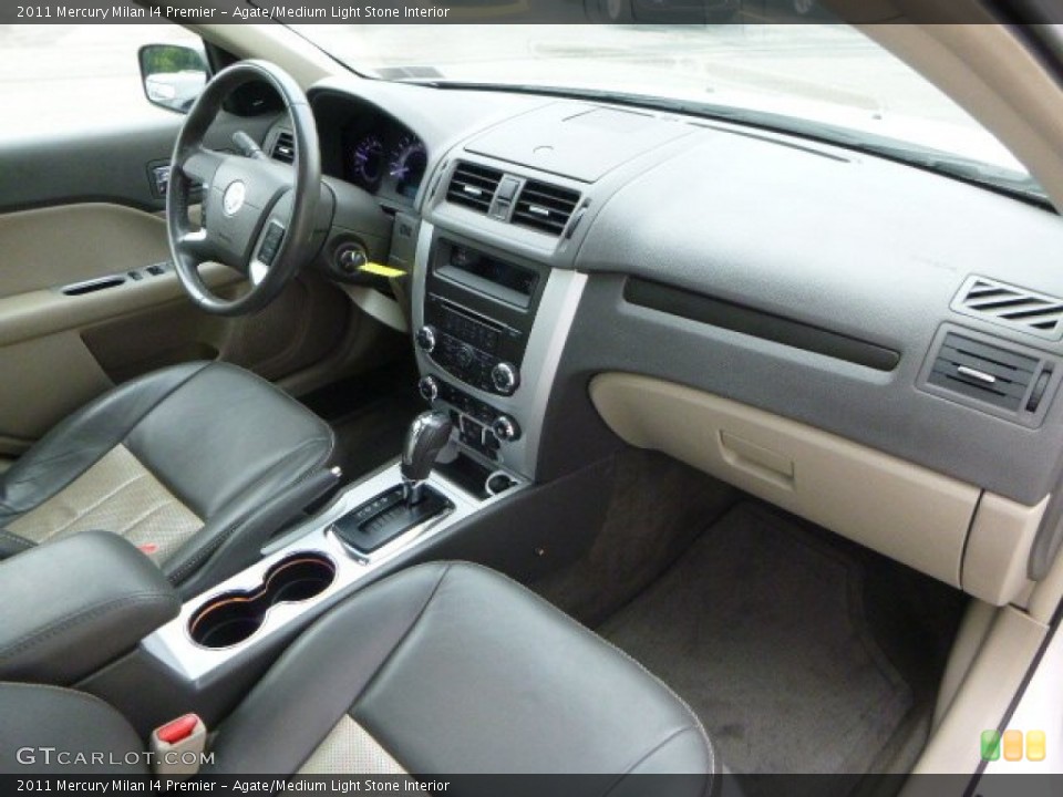Agate/Medium Light Stone Interior Dashboard for the 2011 Mercury Milan I4 Premier #85082864