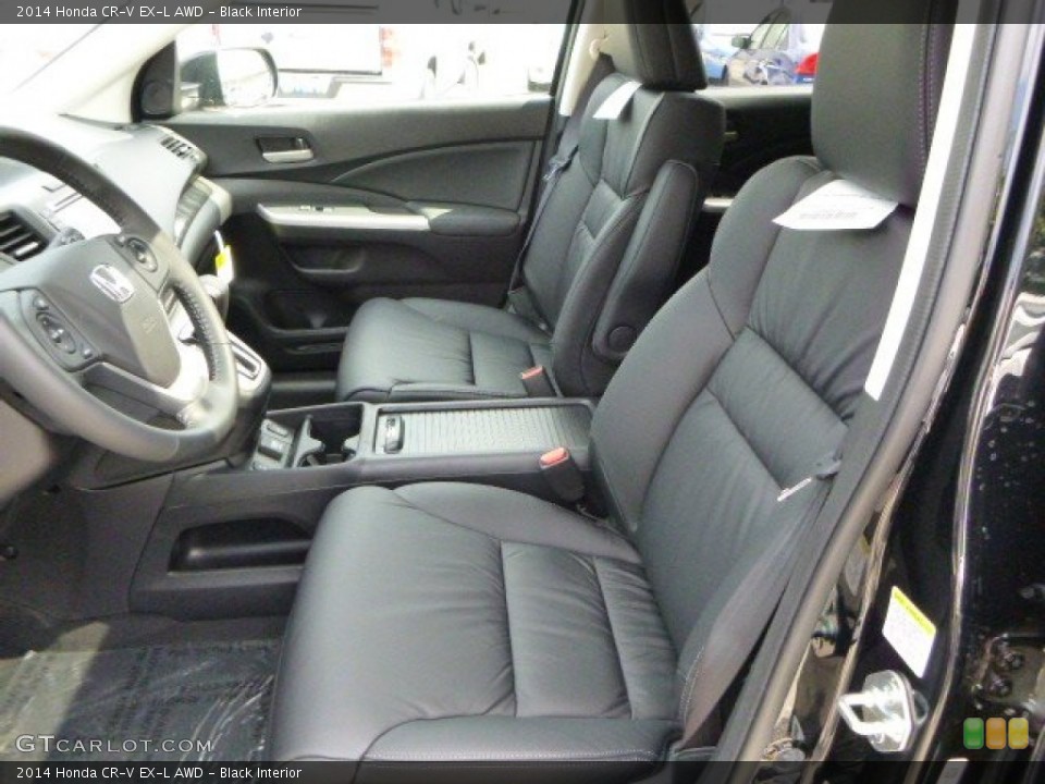 Black Interior Front Seat for the 2014 Honda CR-V EX-L AWD #85083203