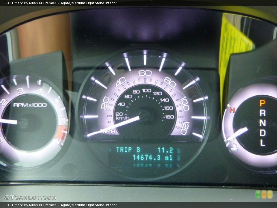 Agate/Medium Light Stone Interior Gauges for the 2011 Mercury Milan I4 Premier #85083206