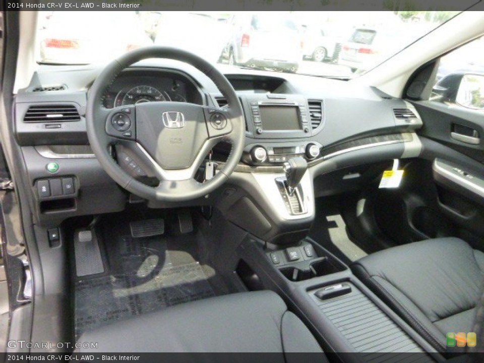 Black Interior Prime Interior for the 2014 Honda CR-V EX-L AWD #85083248