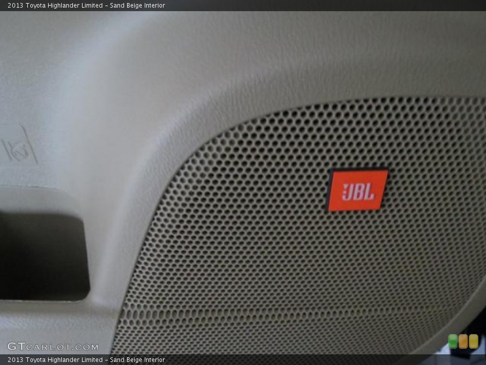 Sand Beige Interior Audio System for the 2013 Toyota Highlander Limited #85084388