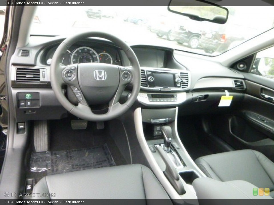 Black Interior Prime Interior for the 2014 Honda Accord EX-L Sedan #85084676