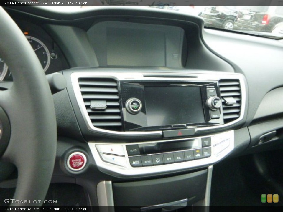 Black Interior Controls for the 2014 Honda Accord EX-L Sedan #85084811