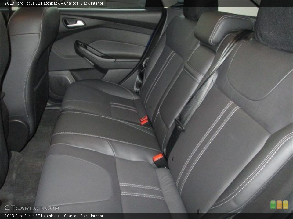 Charcoal Black Interior Rear Seat for the 2013 Ford Focus SE Hatchback #85084958