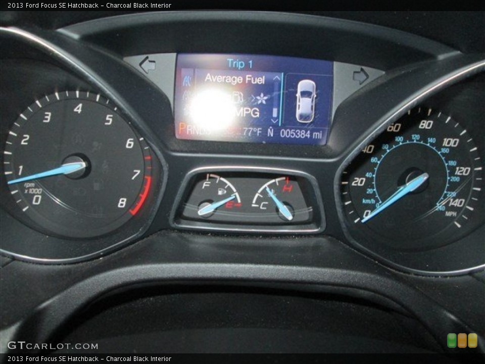 Charcoal Black Interior Gauges for the 2013 Ford Focus SE Hatchback #85085168