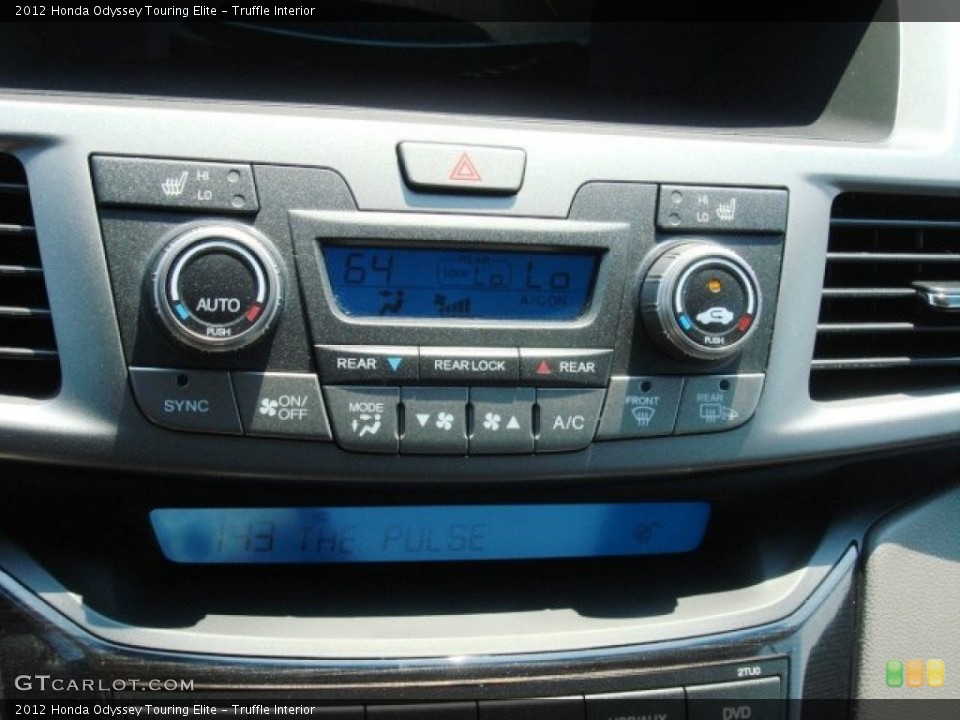 Truffle Interior Controls for the 2012 Honda Odyssey Touring Elite #85086242