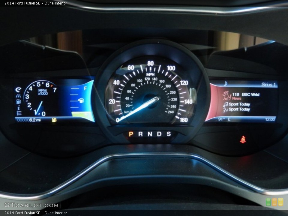 Dune Interior Gauges for the 2014 Ford Fusion SE #85087361