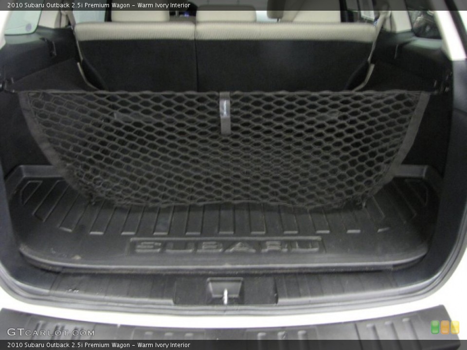Warm Ivory Interior Trunk for the 2010 Subaru Outback 2.5i Premium Wagon #85088030