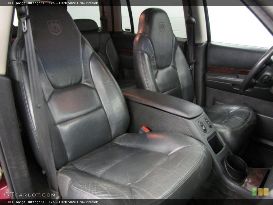 Dark Slate Gray Interior Front Seat for the 2001 Dodge Durango SLT 4x4 #85088911