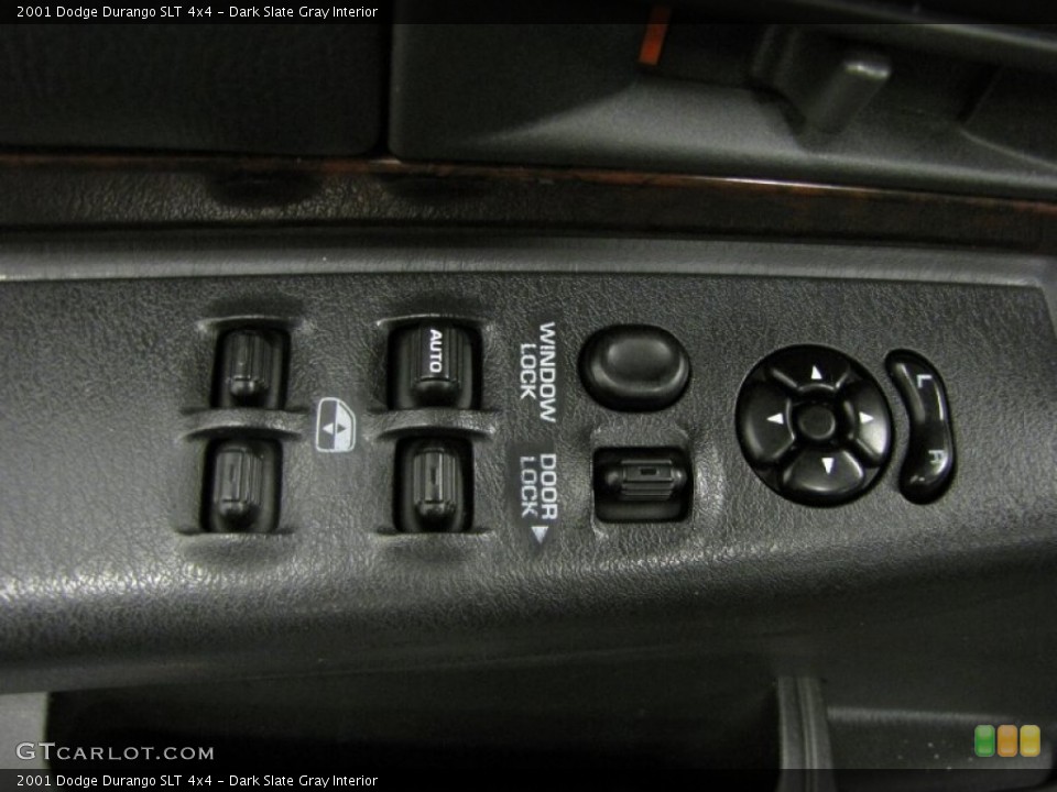Dark Slate Gray Interior Controls for the 2001 Dodge Durango SLT 4x4 #85088960