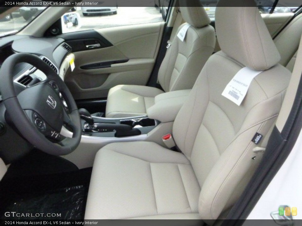 Ivory Interior Photo for the 2014 Honda Accord EX-L V6 Sedan #85089146