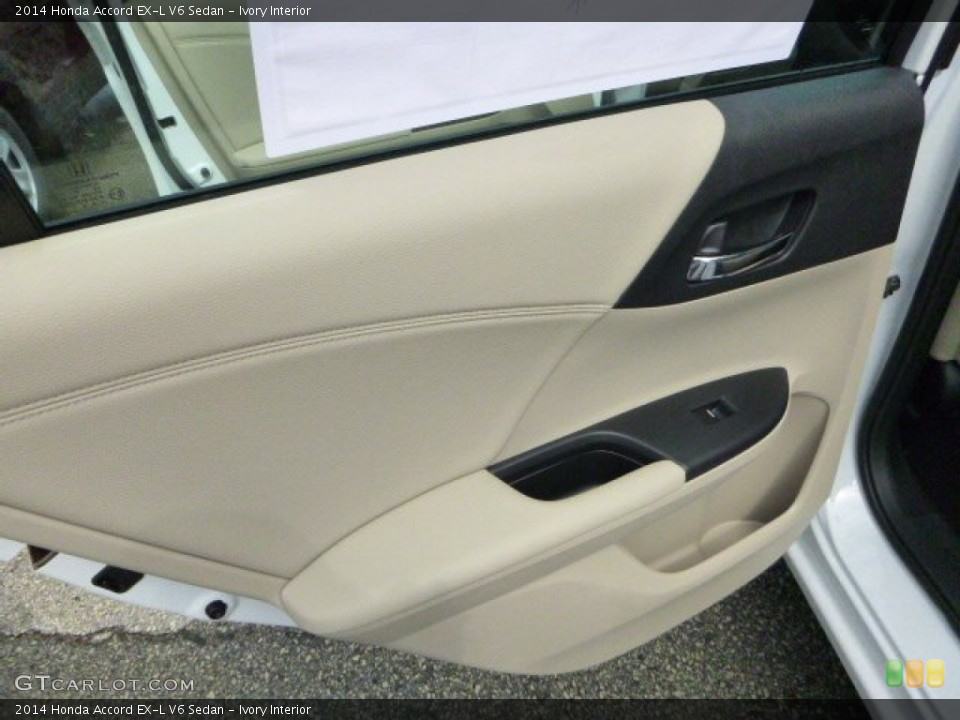 Ivory Interior Door Panel for the 2014 Honda Accord EX-L V6 Sedan #85089221