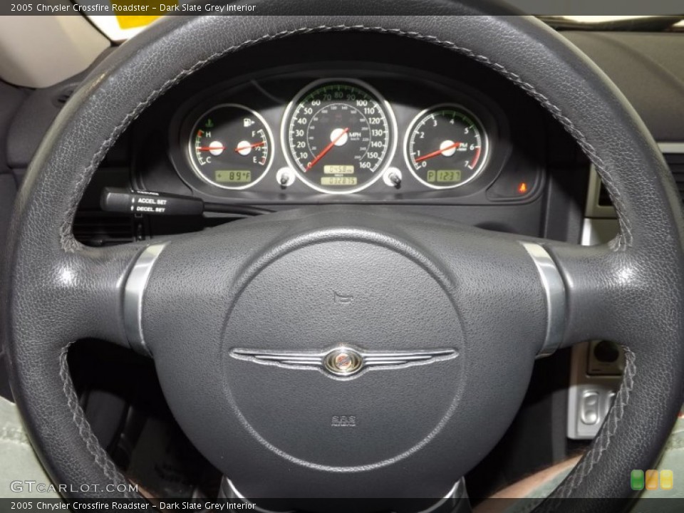 Dark Slate Grey Interior Steering Wheel for the 2005 Chrysler Crossfire Roadster #85089464