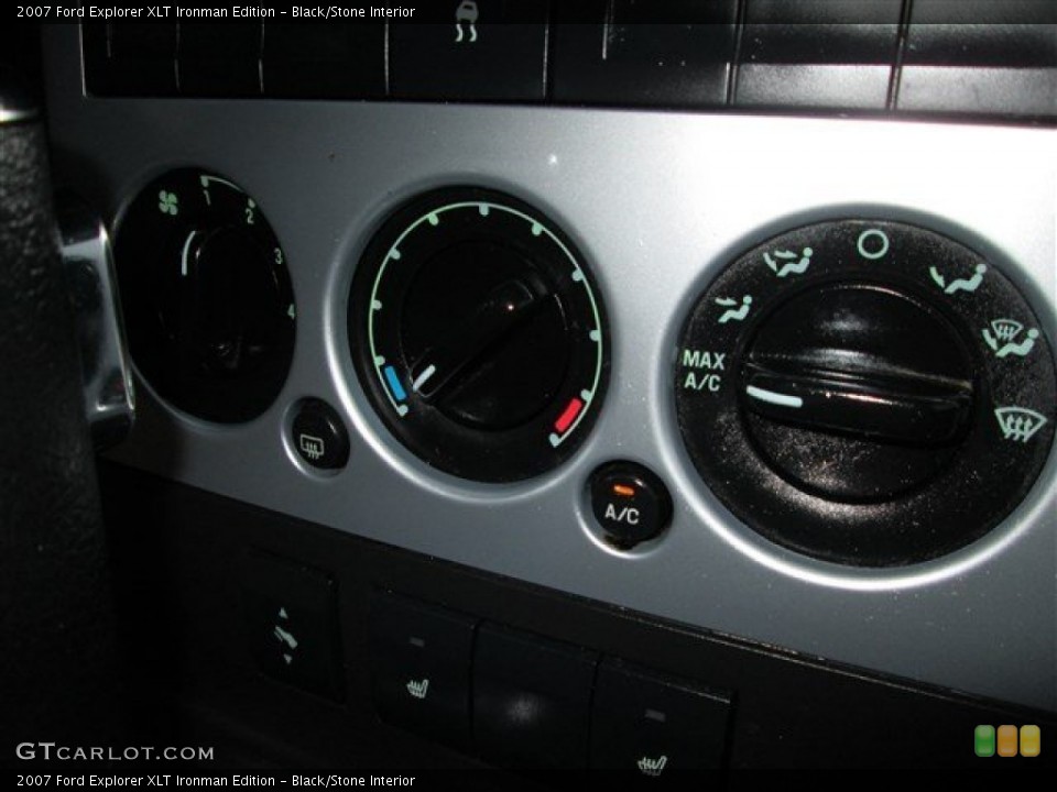 Black/Stone Interior Controls for the 2007 Ford Explorer XLT Ironman Edition #85090241