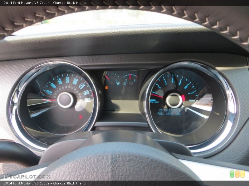 Charcoal Black Interior Gauges for the 2014 Ford Mustang V6 Coupe #85092737