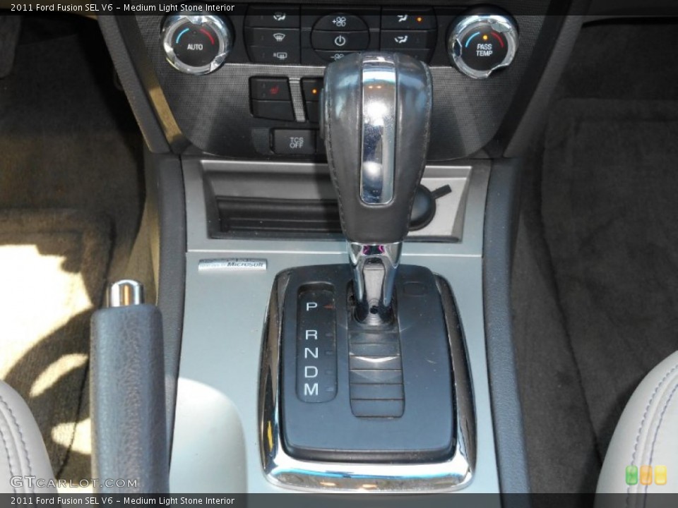 Medium Light Stone Interior Transmission for the 2011 Ford Fusion SEL V6 #85093013