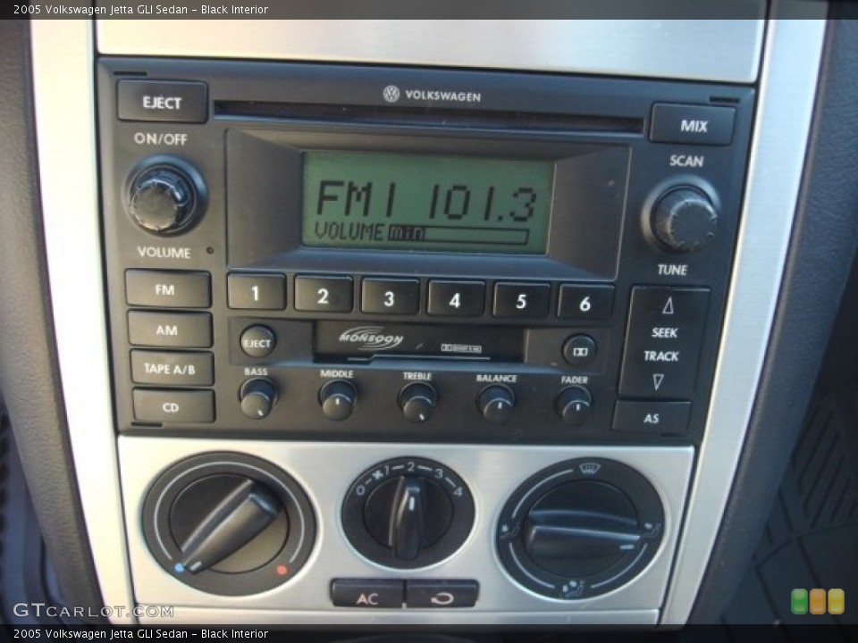 Black Interior Audio System for the 2005 Volkswagen Jetta GLI Sedan #85093289