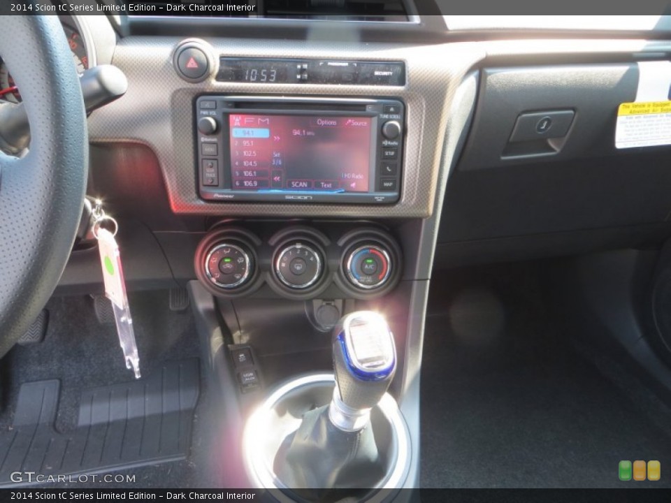 Dark Charcoal Interior Controls for the 2014 Scion tC Series Limited Edition #85093388