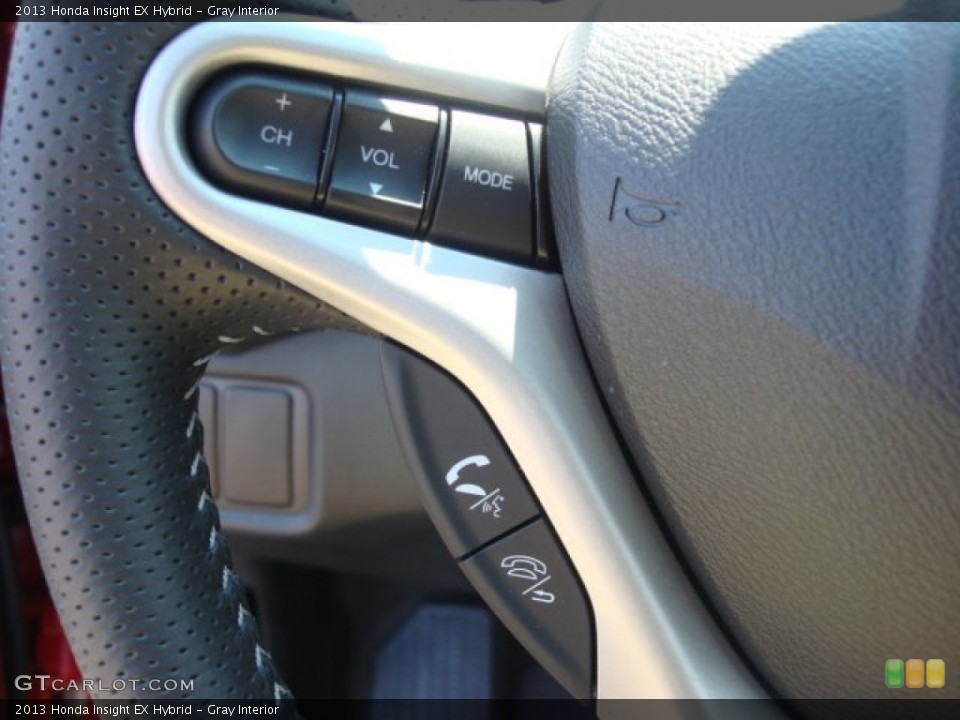 Gray Interior Controls for the 2013 Honda Insight EX Hybrid #85094645