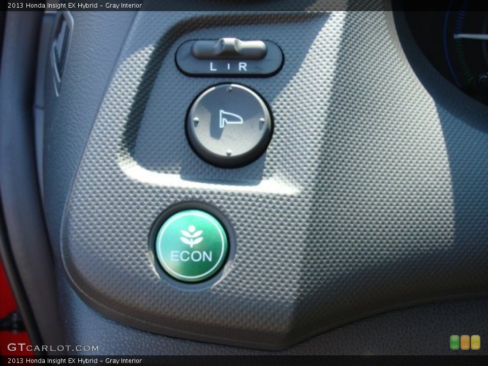 Gray Interior Controls for the 2013 Honda Insight EX Hybrid #85094684