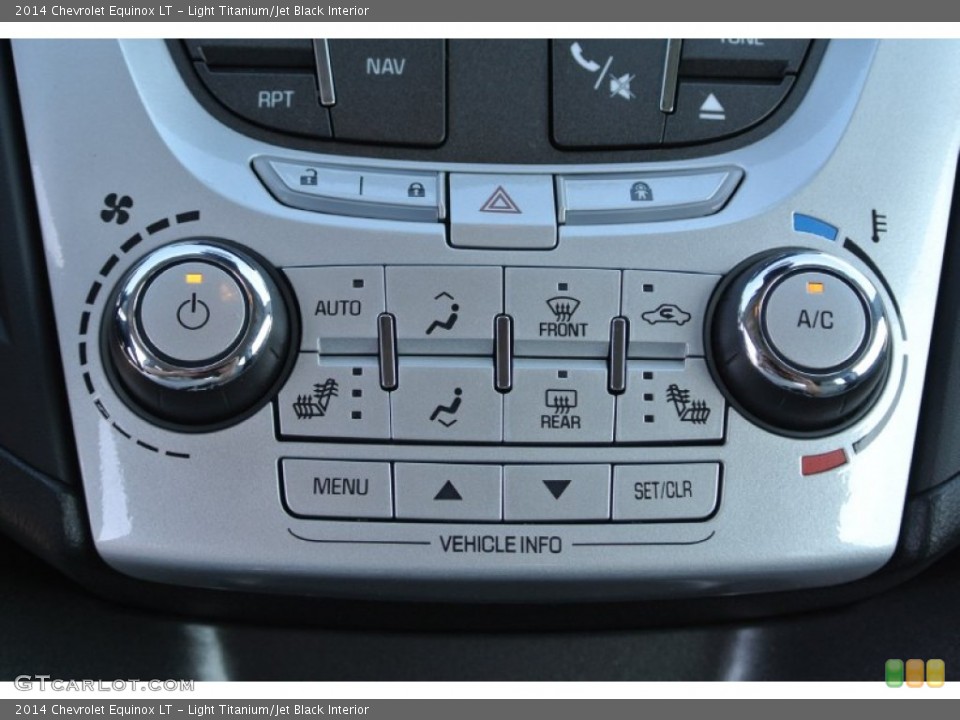 Light Titanium/Jet Black Interior Controls for the 2014 Chevrolet Equinox LT #85095158