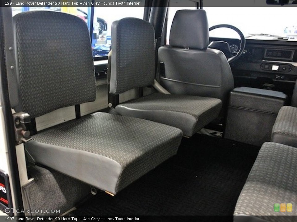 Ash Grey Hounds Tooth Interior Rear Seat for the 1997 Land Rover Defender 90 Hard Top #85095497