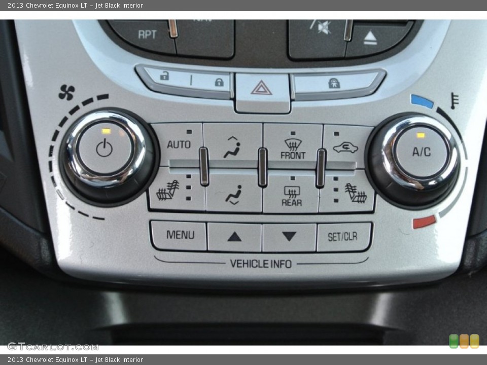 Jet Black Interior Controls for the 2013 Chevrolet Equinox LT #85095731