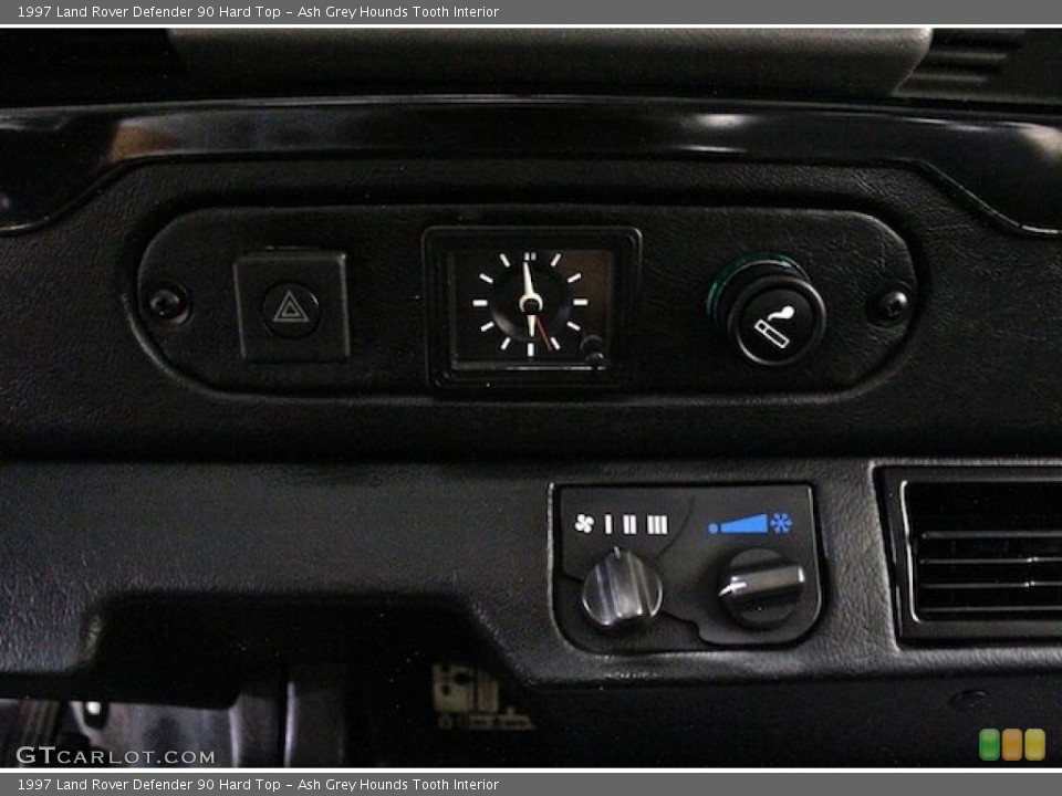 Ash Grey Hounds Tooth Interior Controls for the 1997 Land Rover Defender 90 Hard Top #85095738